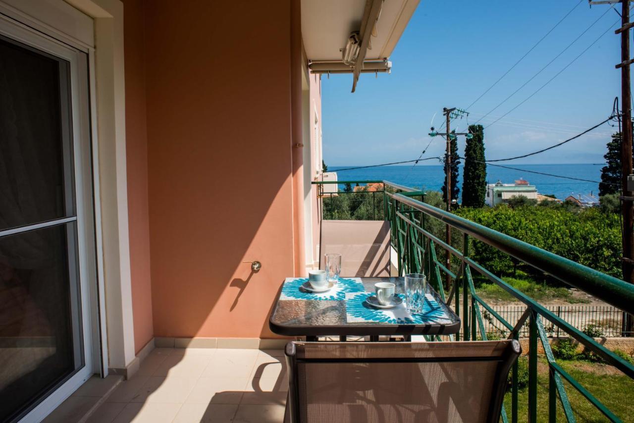 Lovely Apartment Next To The Sea Lygia Korinthias Ligia  Exteriör bild