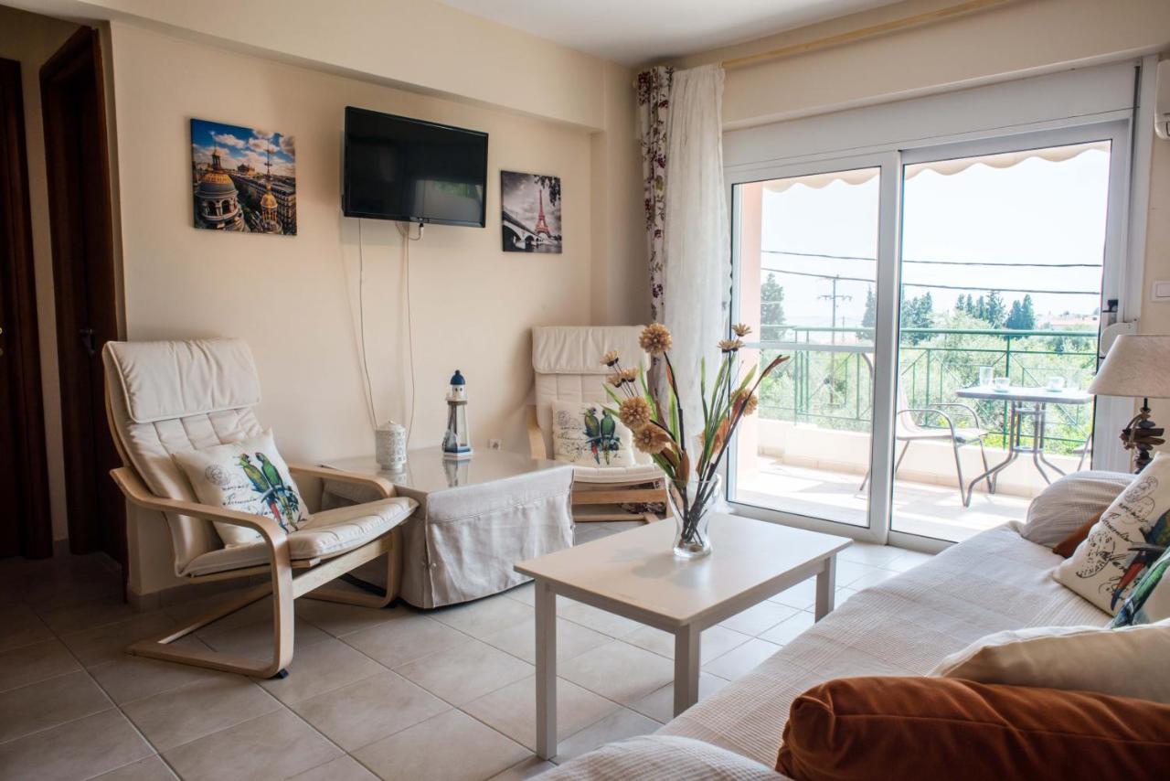 Lovely Apartment Next To The Sea Lygia Korinthias Ligia  Exteriör bild